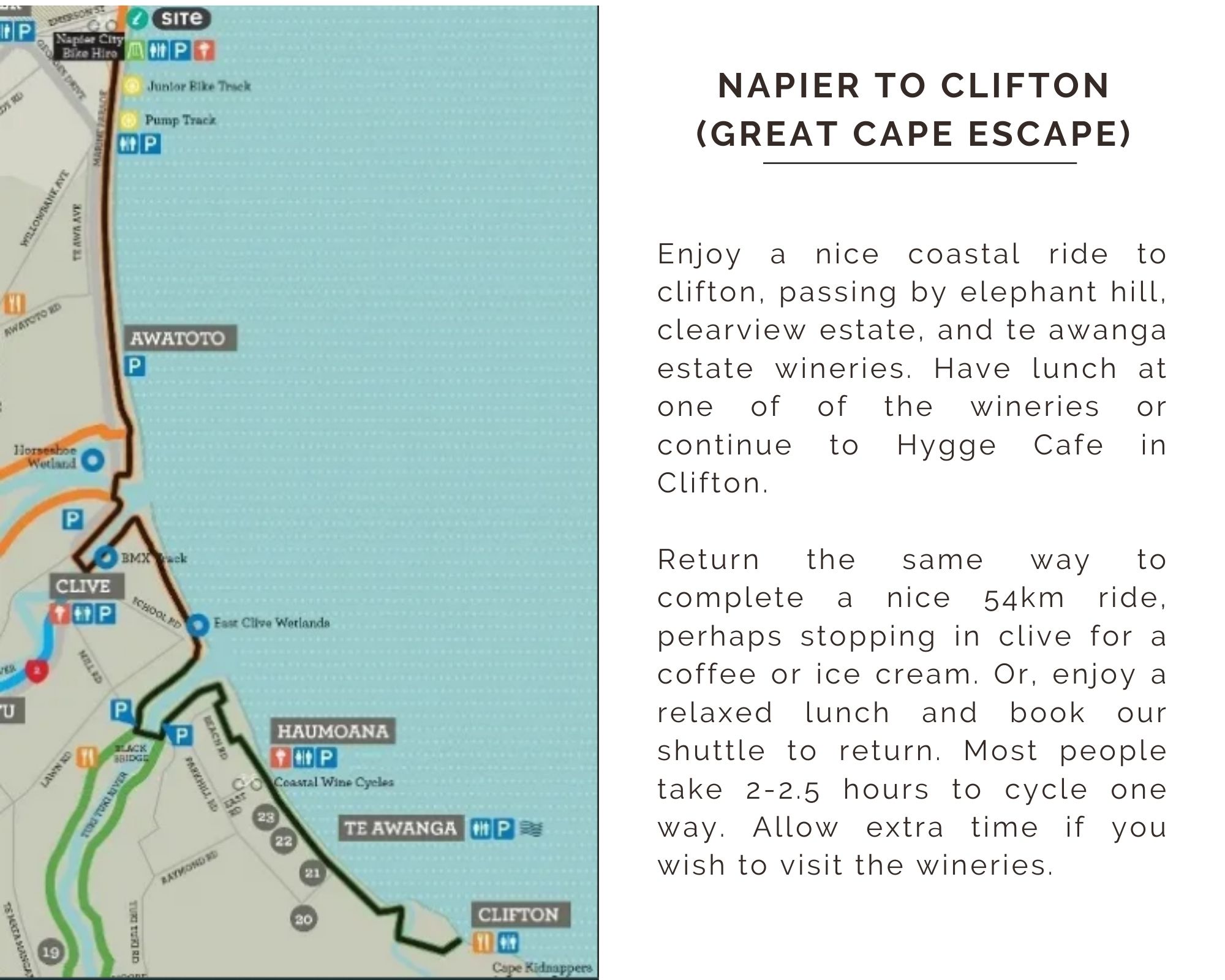 Napier to Clifton