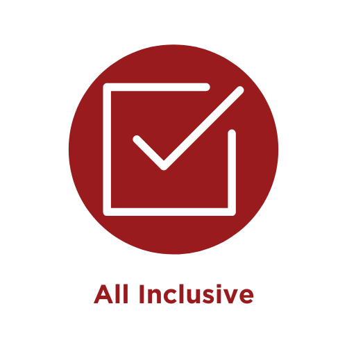 All inclusive bike hire icon for Napier City Bike Hire & Tours.